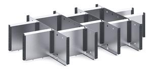 15 Compartment Steel Divider Kit External 800W x 525Dx 150H Bott Cubio Metal Drawer Divider Kits 29/43020657 Cubio Divider Kit ETS 85150 7 15 Comp.jpg